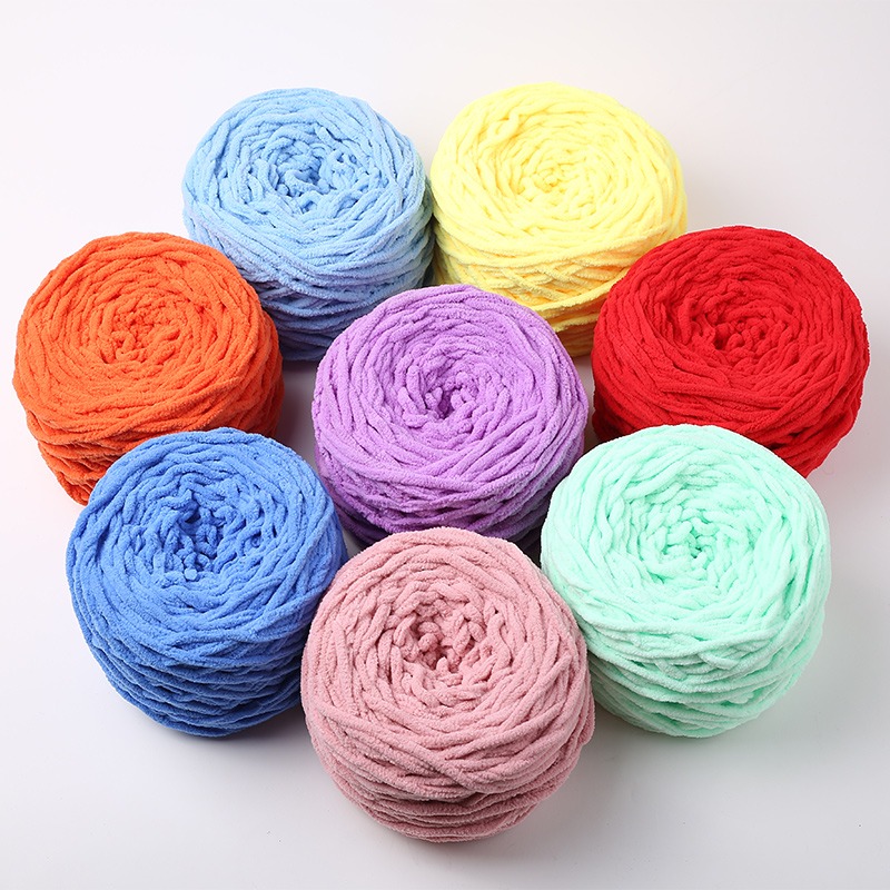 8 Strands Warm Knitting Wool Yarn For Scarves Bags Hooks Slippers Sweaters  Thick Thread Material Hooks Rods Needles Bulk Yarn - AliExpress