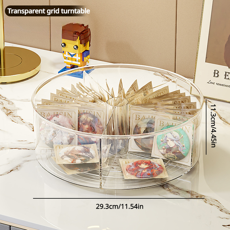 Desktop Transparent Puzzle Storage Box Multi functional - Temu