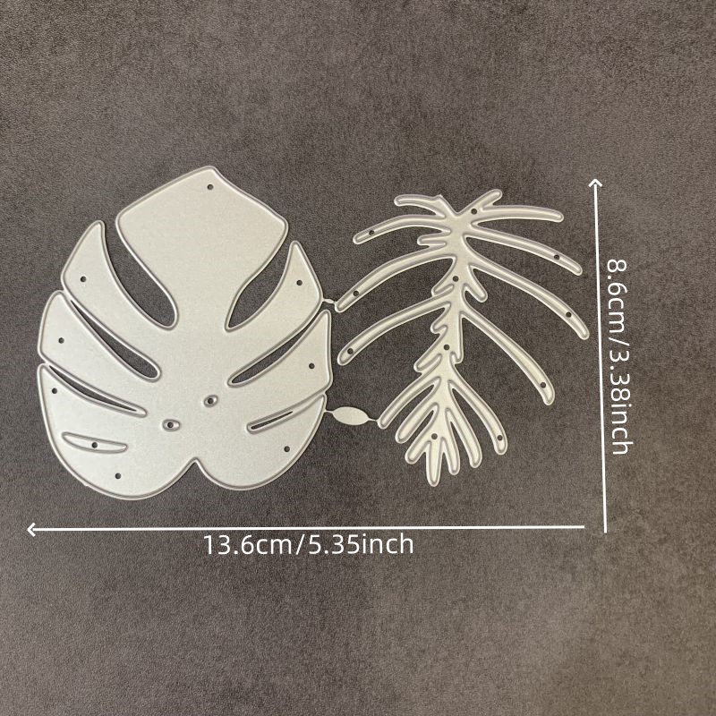 1pc 貯金箱クラフト金属切削ダイスカットダイ型花葉フレームスクラップ