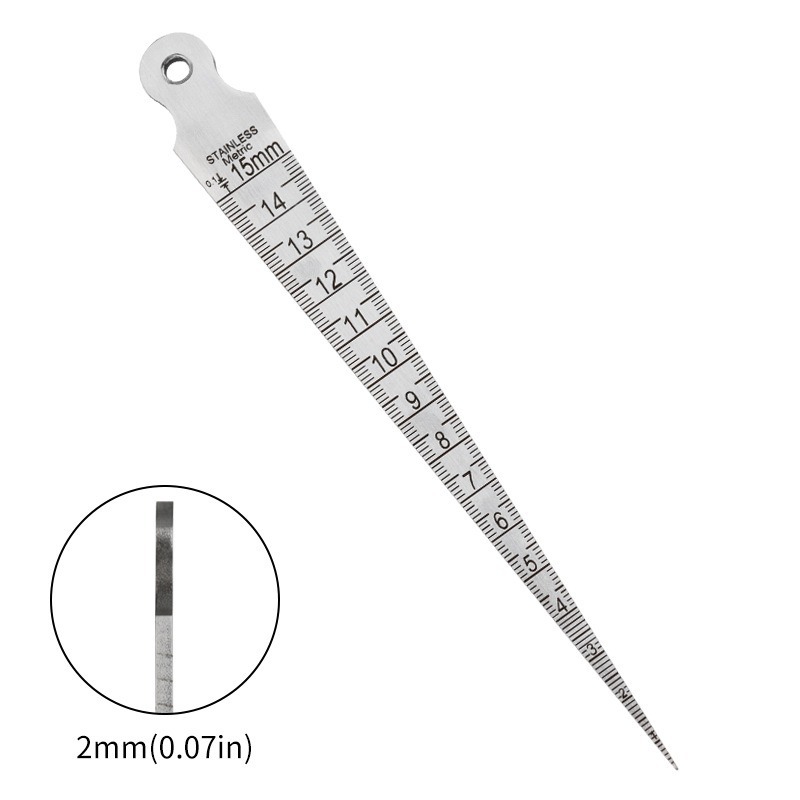 Stainless Steel High Precision Ruler Hole Diameter Ruler - Temu