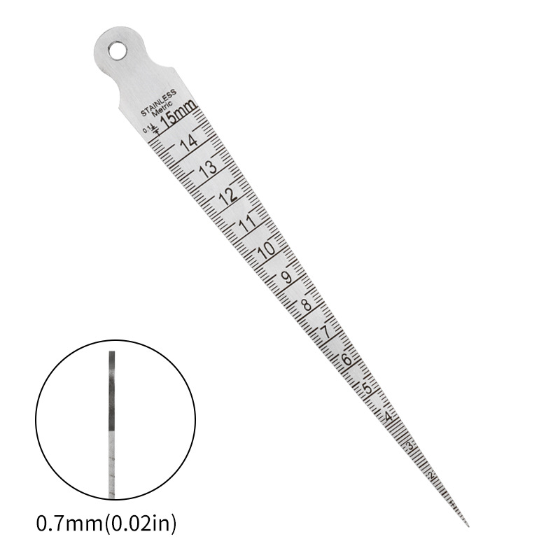 Stainless Steel High Precision Ruler Hole Diameter Ruler - Temu