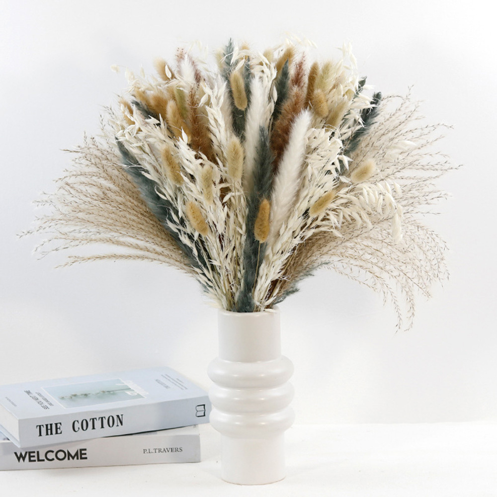 Natural Dried Pampas Grass Bouquet Pampas Grass Decor Dried - Temu