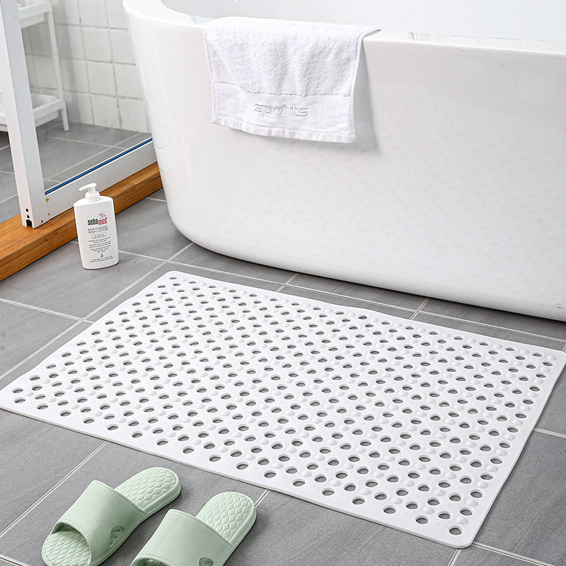 TPE Round Shape Bath Mat Foot Massage Shower Rugs Anti-Slip Hotel Bathtub  Carpet