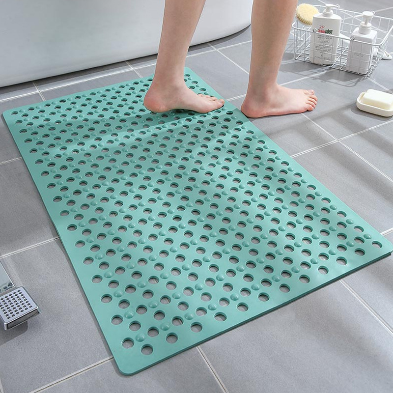 TPE Round Shape Bath Mat Foot Massage Shower Rugs Anti-Slip Hotel Bathtub  Carpet