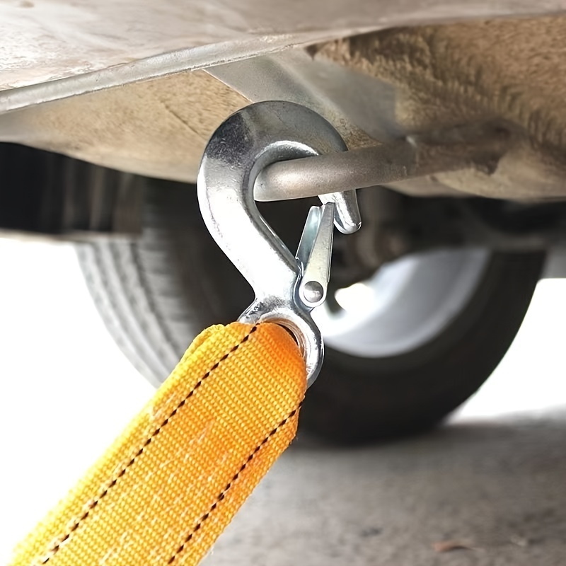 4m 13ft 5 ton towing rope heavy duty nylon recovery strap with storage bag emergency vehicle recovery details 2
