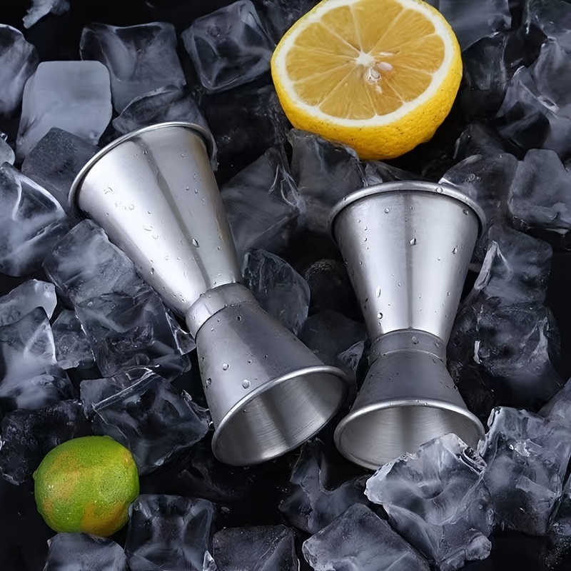 Jigger, Stainless Steel Shot Measure Cocktail Jigger Spirit Measure Cup  Double Drink Measures Cups For Bar Party Wine Cocktail Drink Shaker, Bar  Accessories, Bartending Utensils - Temu