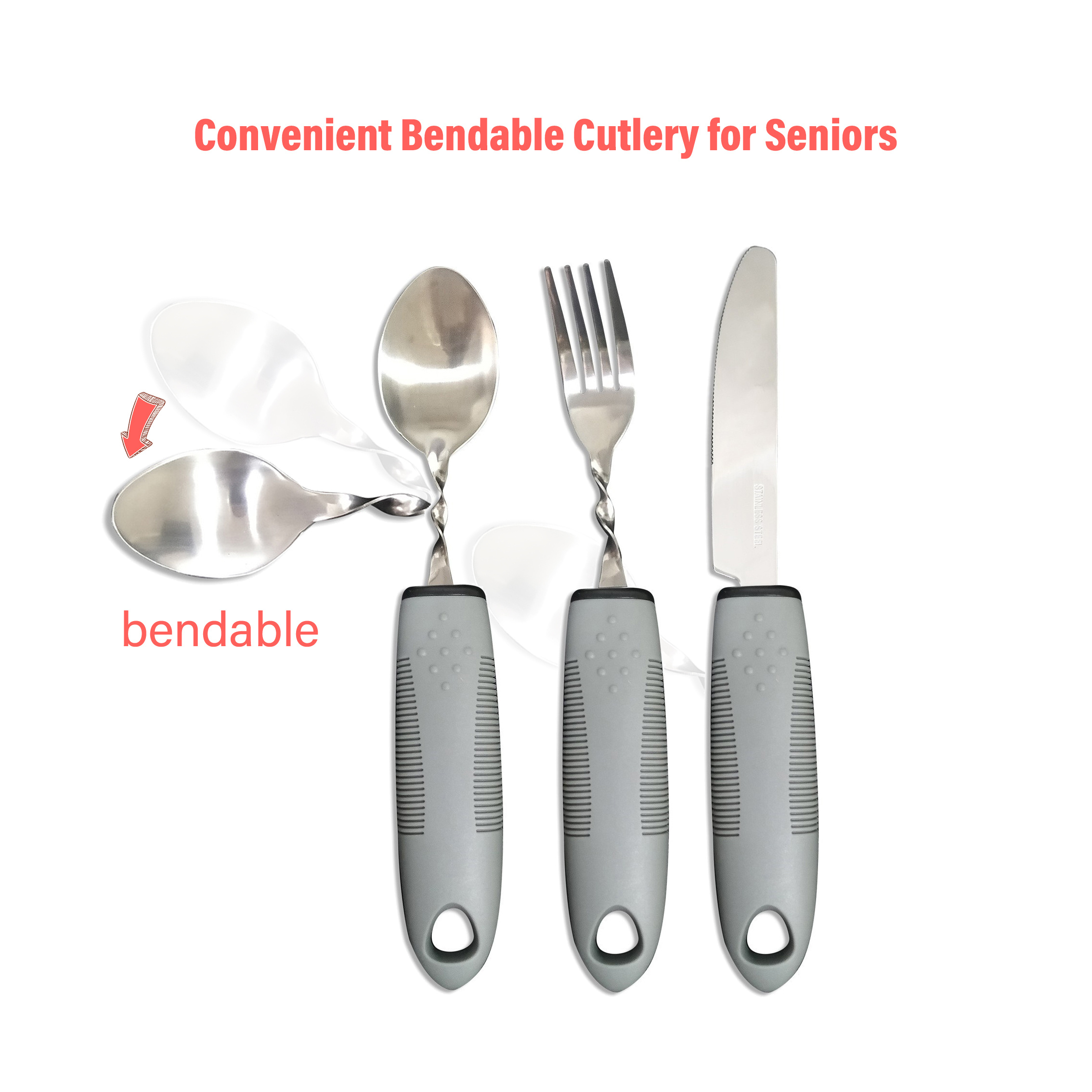 HappyHome Bendable Spoon for Elderly
