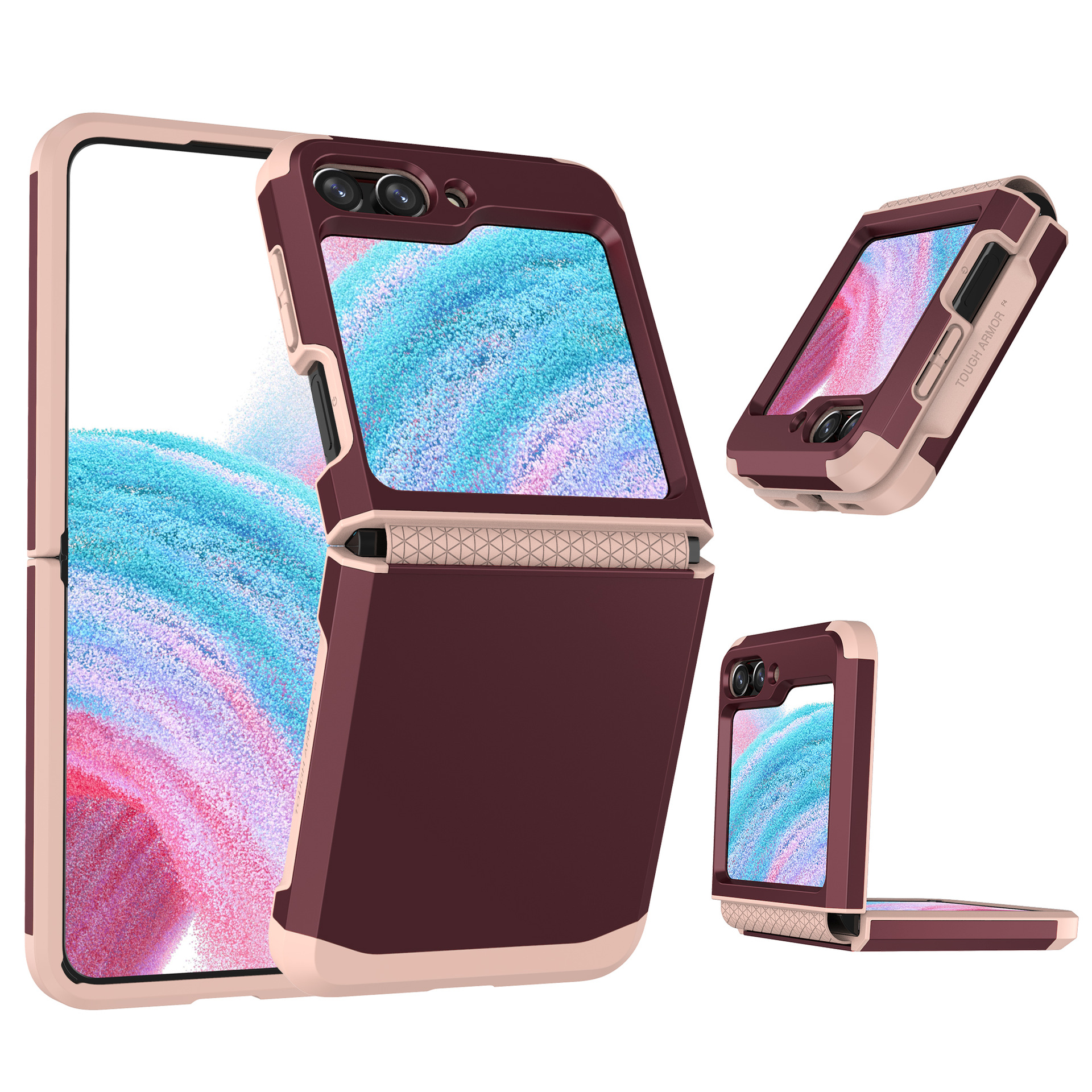 Clear Case With Hinge Protection For Galaxy Z Flip 5 - Temu