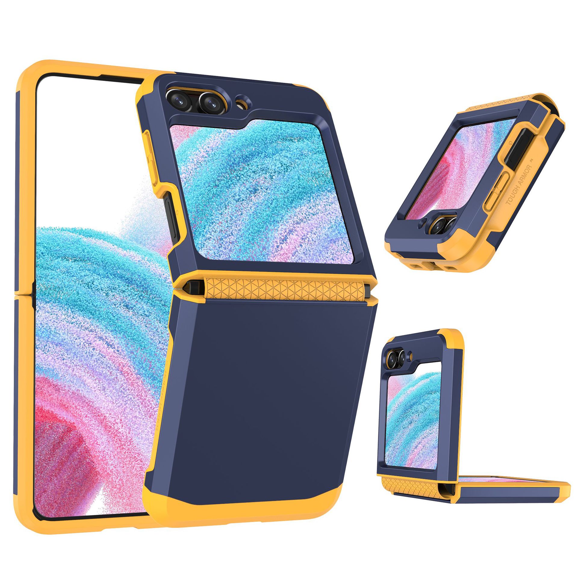 Shockproof Hinge Integrated Phone Case Samsung Galaxy Temu