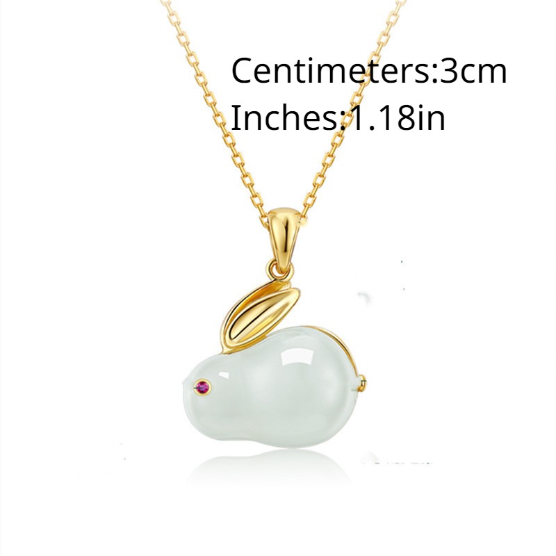 Cute Heart Sapphire Crystal Rabbit Pendant Necklace For Women Fashion  Women's Cartoon Rabbit Necklace Exquisite Girls Animal Party Jewelry Unique  Easter Bunny Accessories Christmas Gift - Temu