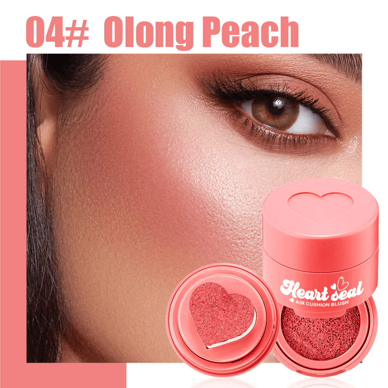 Heart Shaped Liquid Blush Stamp Cushion Highlighting Contour Cream