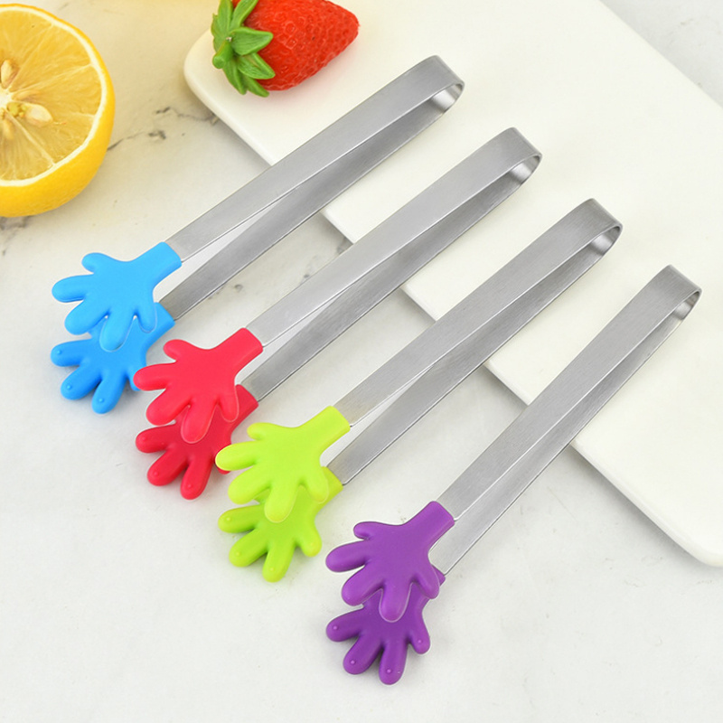 Stainless Steel Serving Tongs Mini Food Tongs For Square - Temu