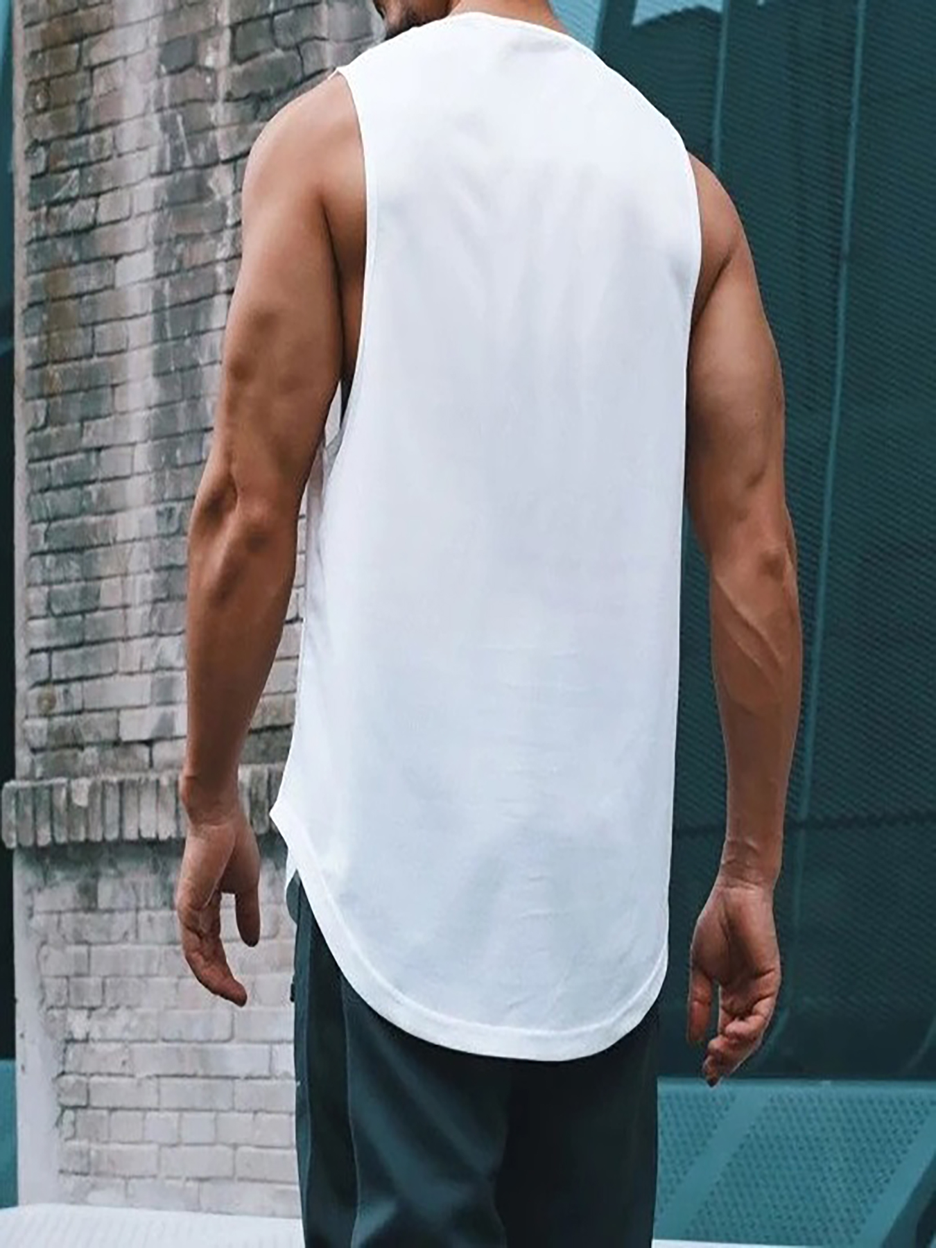 Comfy Breathable Tank Top Men's Casual Stretch Sleeveless T - Temu