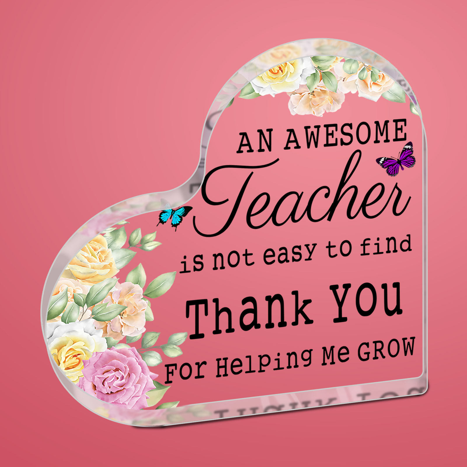 Thank The Teacher French Print Pencil Case School Stationery