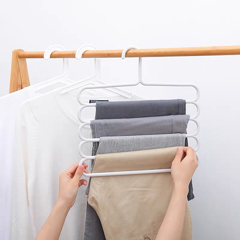 Appendi Pantaloni Grucce Portapantaloni Carrello Portapantaloni Armadio Con  Ganci A 2 Strati, Bianco Risparmio Di Spazio Pantaloni Jeans Gonne  Organizzatore Supporto Per Camera Da Letto, Dormitorio : : Casa e  cucina