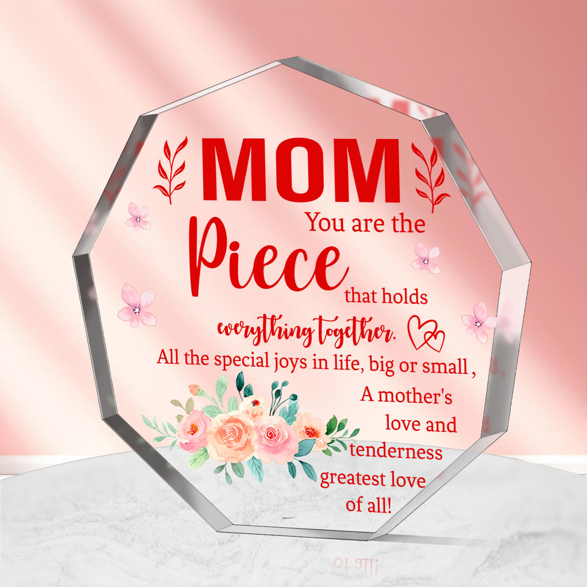 1pc, Gifts For Mom, Birthday Gifts For Mom From Daughter Son, Mother's Day  Christmas Thanksgiving Present, Bonus Mom Step Mom Mother In Law Gift Idea