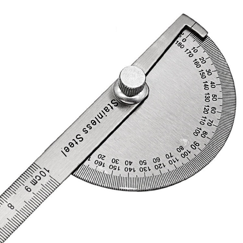 Stainless Steel Protractor Angle Ruler Angle Ruler 180 - Temu