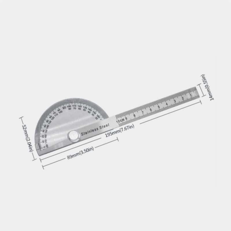 150mm Straightedge Ruler Steel Ruler Stainless Steel Angle Ruler Carpenter  Square Ruller Goniometro Angle Measurement Tools 1Pcs