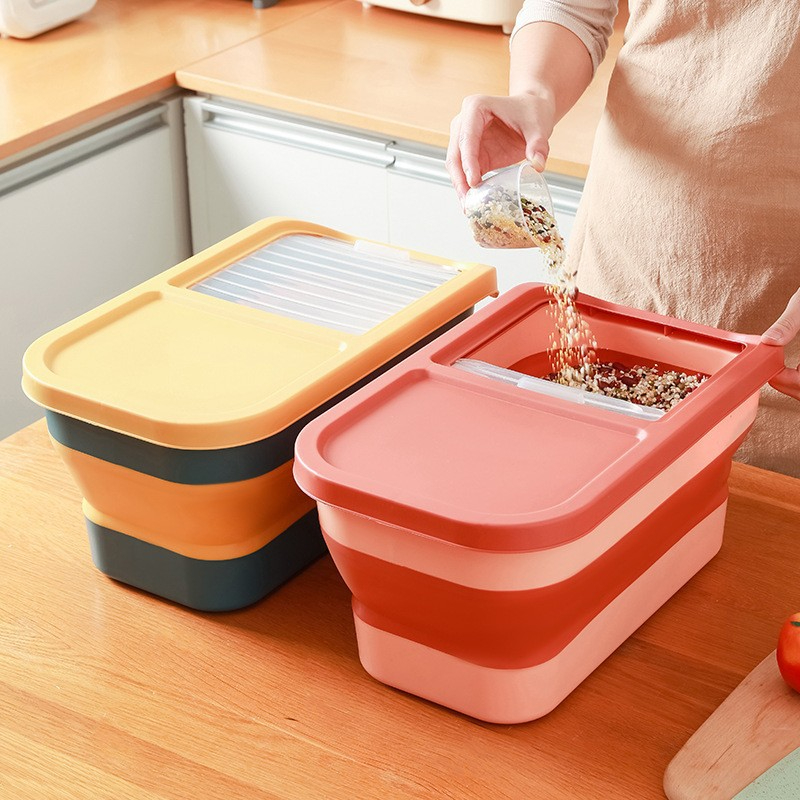 Rice Bucket Household Insect-proof Moisture-proof Sealed Rice Container  Large Rice Storage Box Rice Box Noodle Bucket Storage Container - Temu