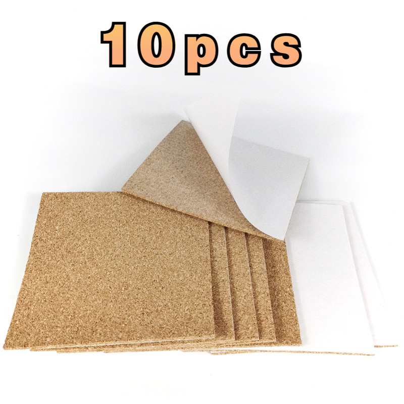 Wooden Mat Round Cork Mat Square Cork Mat Hexagonal Cork - Temu