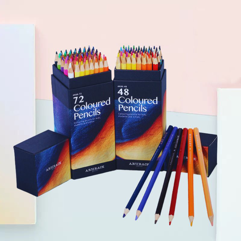 48/72 Coloured Pencils For Drawing Pencil Drawing Set - Temu