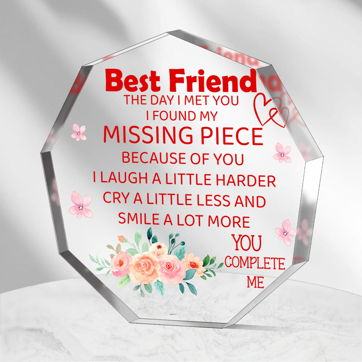 Acrylic Plaque Best Friend Birthday Gifts Women Friend Gift Temu