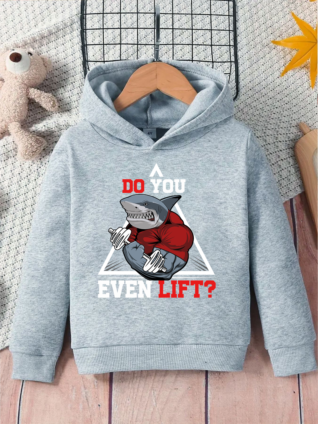 Boys shark outlet hoodie