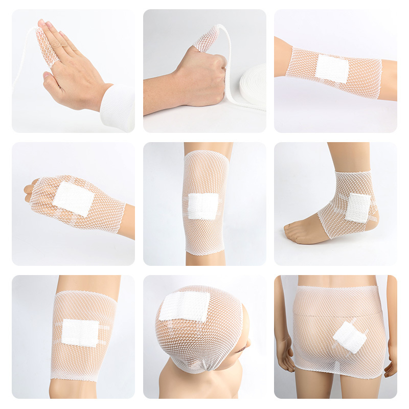 1 Roll Elastic Net Wound Dressing Net Tubular Bandage Mesh Tubing Tubular  Gauze Fix Breathable Bandage Retainer for Adults Wrist
