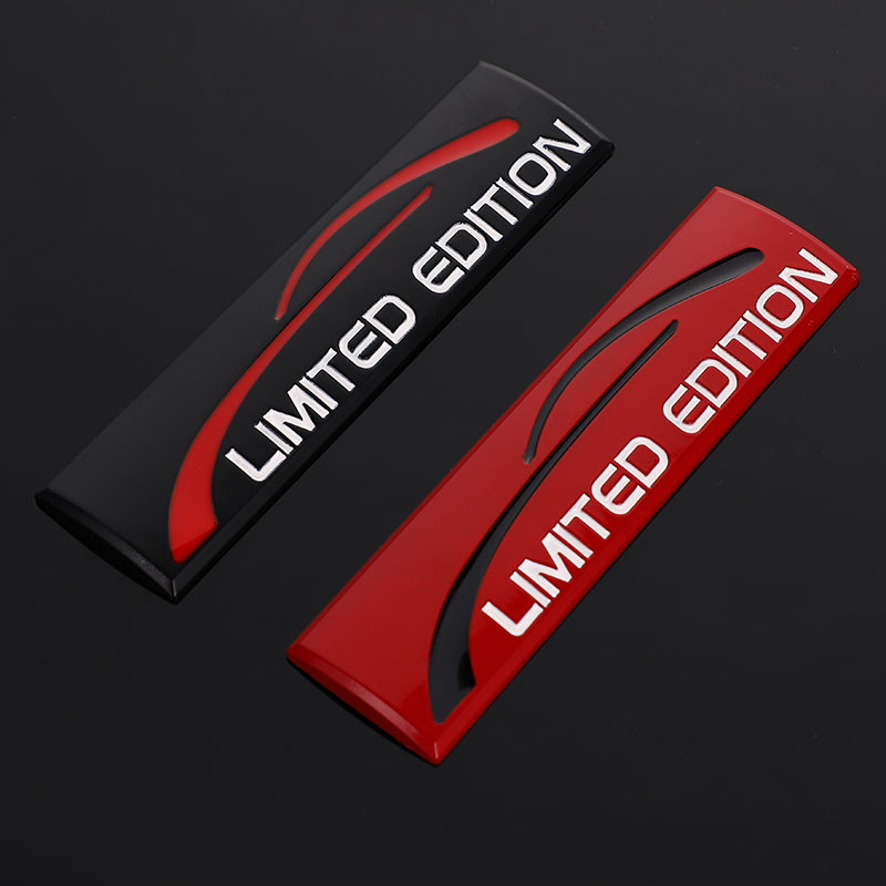 Creative 3d Metal Car Sticker Chrome Limited Edition Emblem - Temu