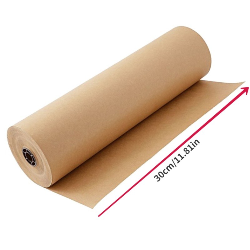 1 Roll, Kraft Paper Roll 12 X 1200 In, Plain Brown Shipping Paper For Gift  Wrapping, Packing, DIY Crafts, Wrapping Paper, Tissue Paper, Flower Bouquet