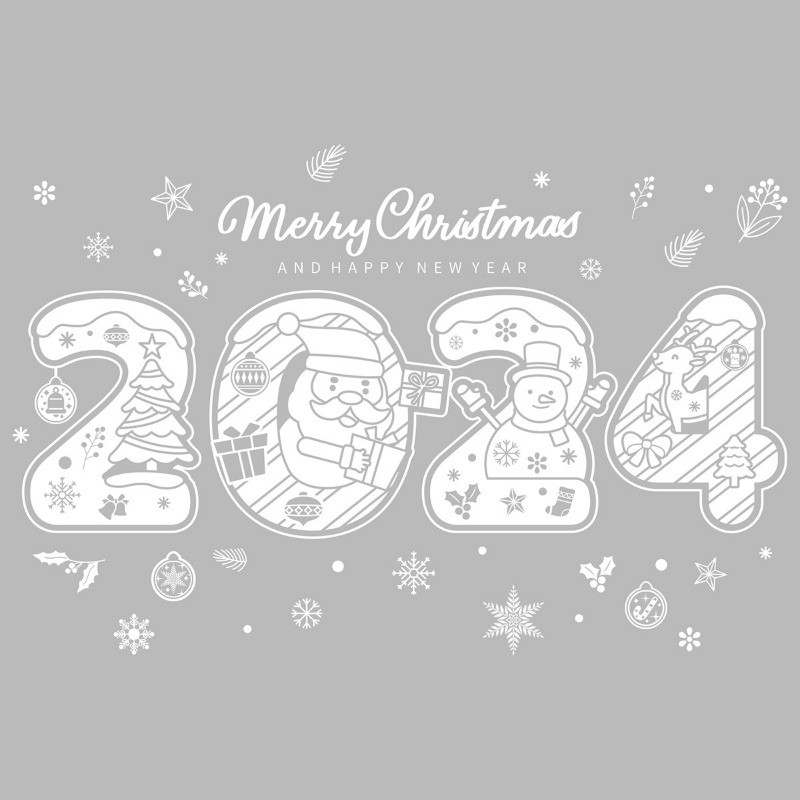 2024 270pcs Snowflake Window Stickers Christmas Ornaments Removable  Snowflake Decals Home Office Mirror Refrigerator Window Stickers Winter  Holidays