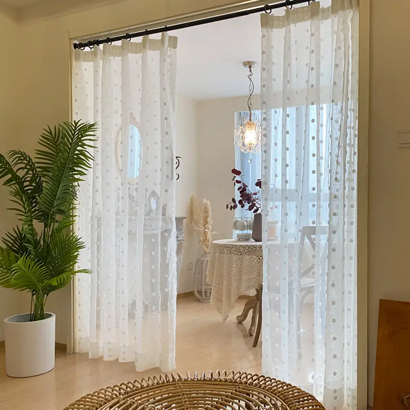 1panel Room Divider Sheer Curtains