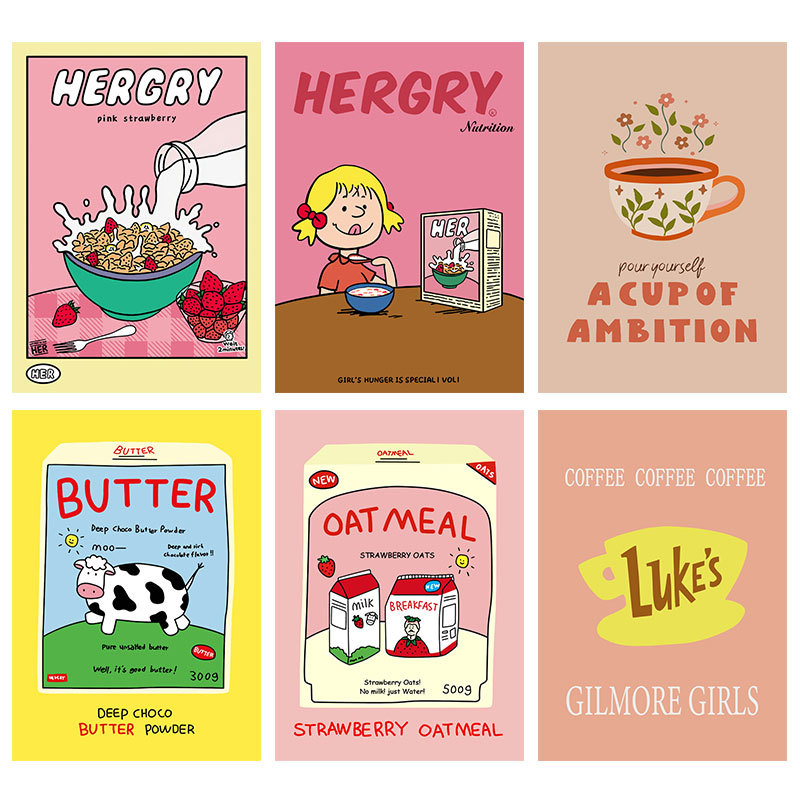 Breakfast Cereals And Milk Art: Canvas Prints, Frames & Posters