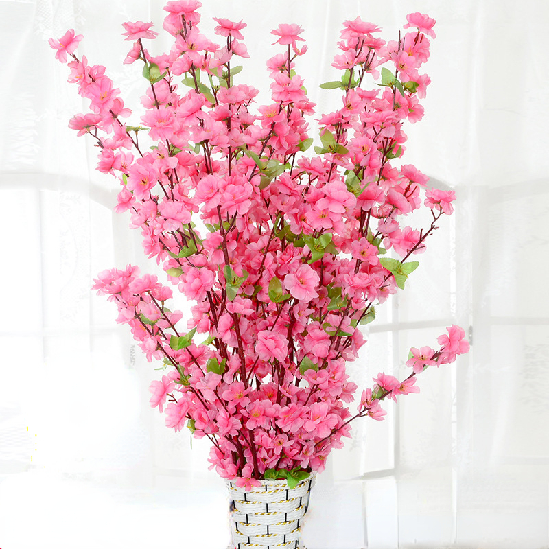 15.7inch Handmade Rose Sakura Spring Wreaths for Wedding for Indoor Outdoor  Window Wall Party 