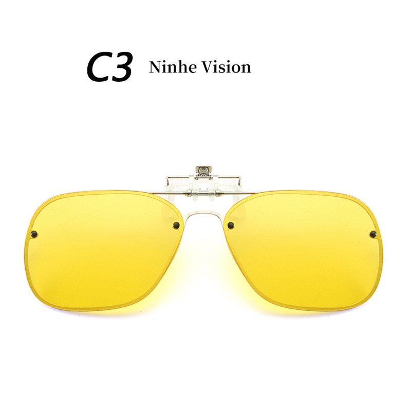 Polarized Clip On Sunglasses Photochromic Driver Goggles Night Vision Glasses Anti Glare Vintage Men Women Driving Glasses Sun Glasses,Y2k,Eye
