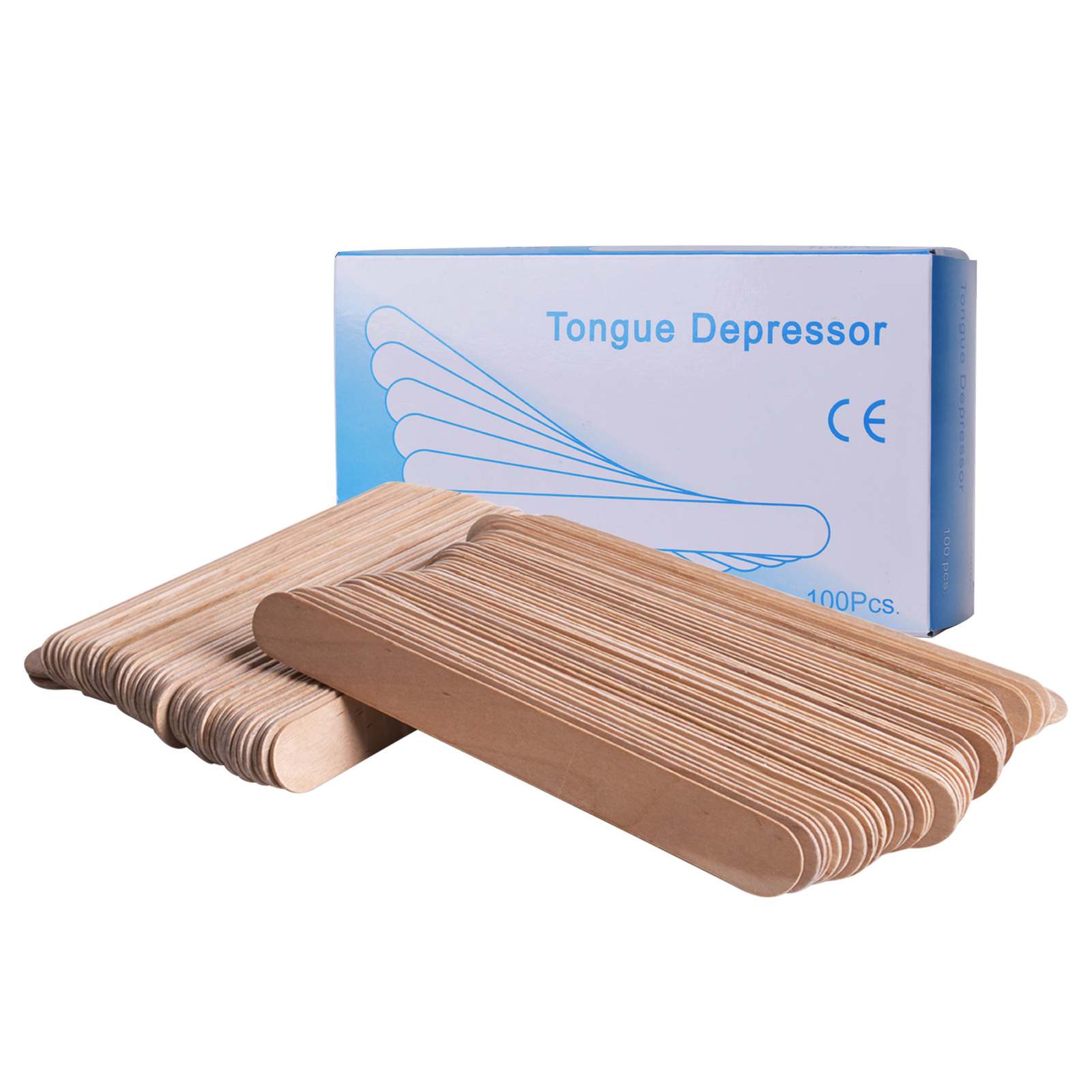 Small Wood Spatulas Tongue Depressors Eyebrow Waxing Hair - Temu