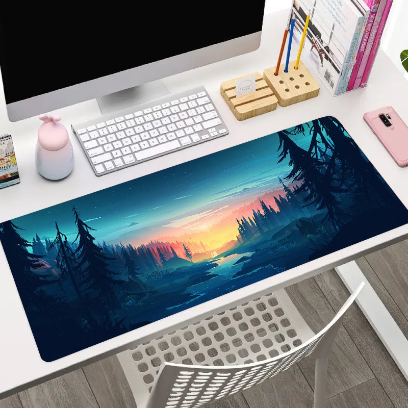 Genki Forest Desk Mat Desk Pad Grande Tappetino Mouse Gioco - Temu Italy