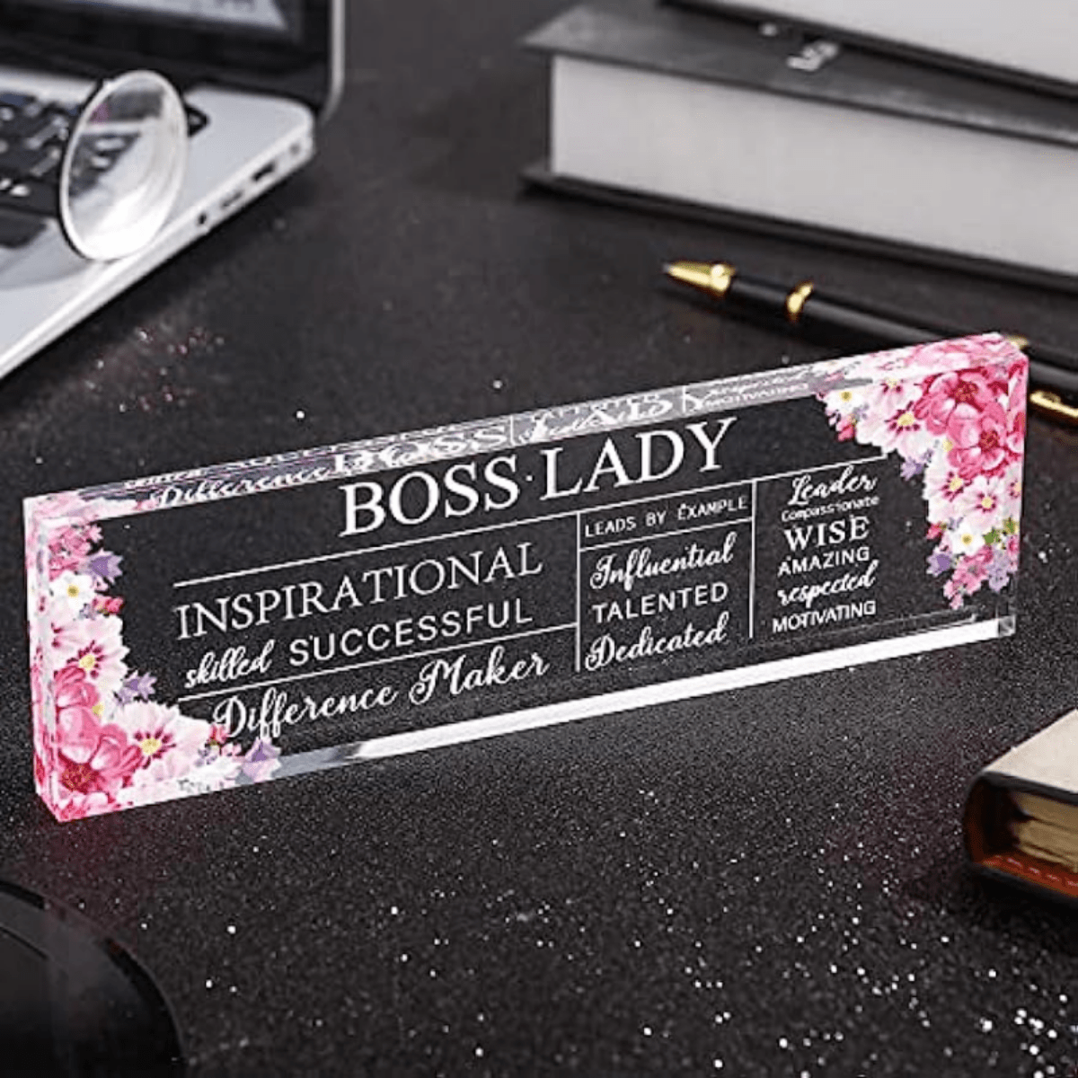 Acrylic Plaque Boss Lady Gifts For Women Inspirational - Temu