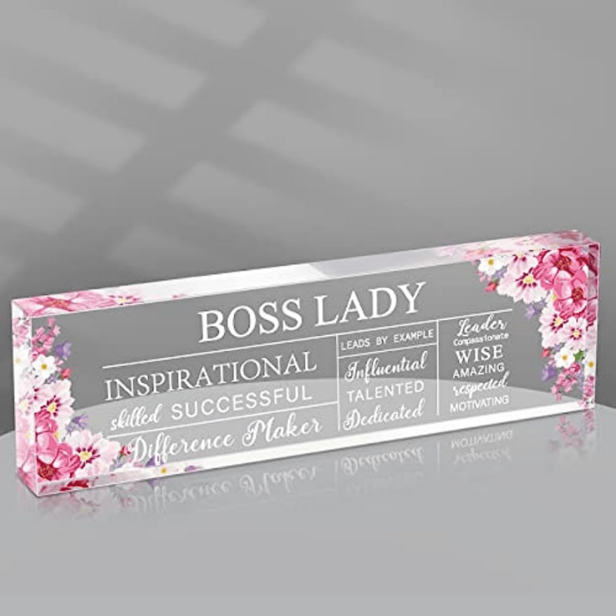 Acrylic Plaque Boss Lady Gifts For Women Inspirational - Temu