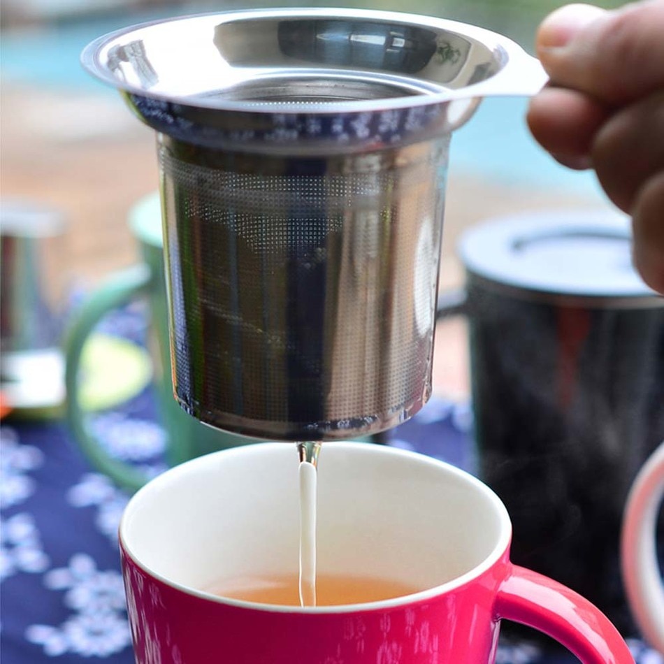 Boule à thé en acier inoxydable - Taille M (2 tasses)