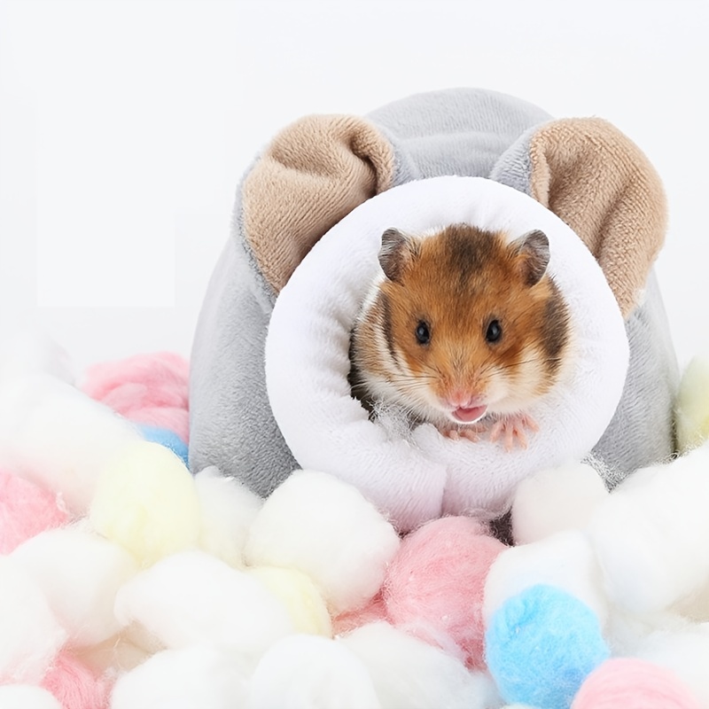 GLOGLOW 1 Bag Hamster Cotton Balls, Filler Colorful Cotton Warm Bedding  Cotton Balls Filler for Hamster House Small Animals Hibernation Hamster