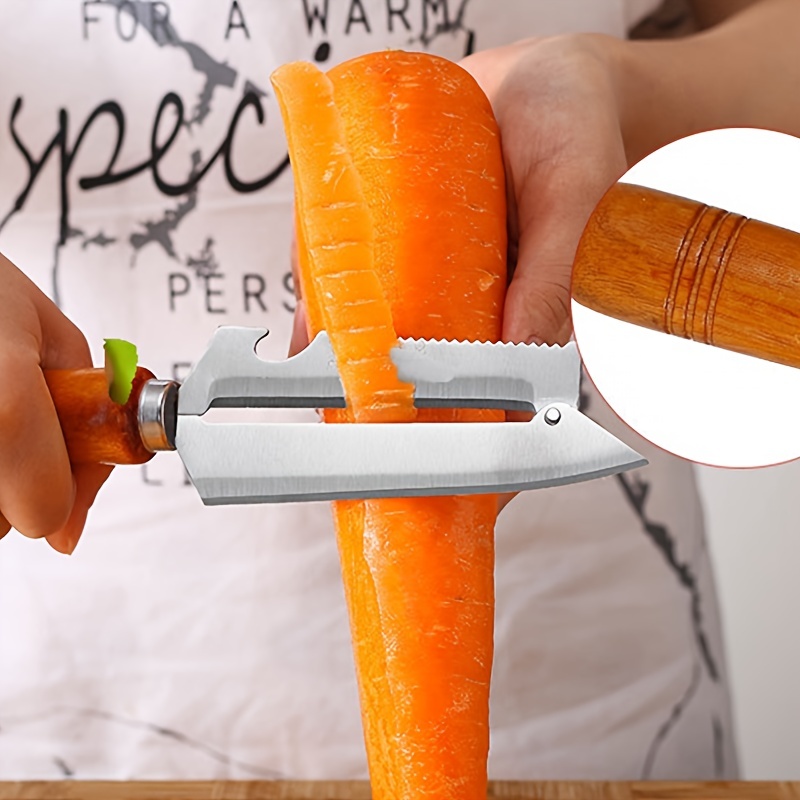 Dropship Peeling Knife Bottle Opener Multi-Function Peeler Stainless Steel  Potato Eye And Fish Scale Remover Fruit Vegetable Pairing Knife Slicing to  Sell Online at a Lower Price