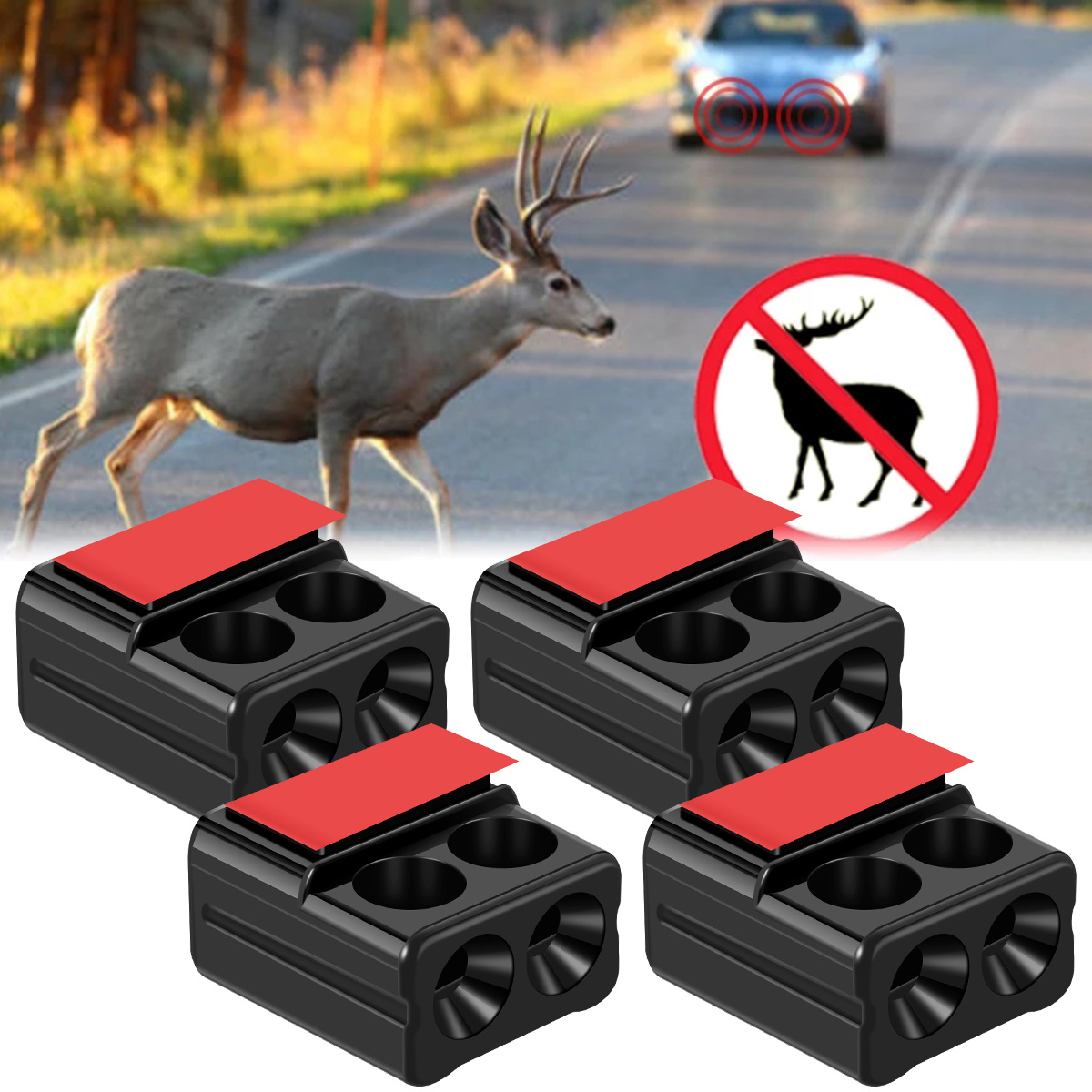 Deer Warning Whistles Device Deer Repelling Whistles - Temu