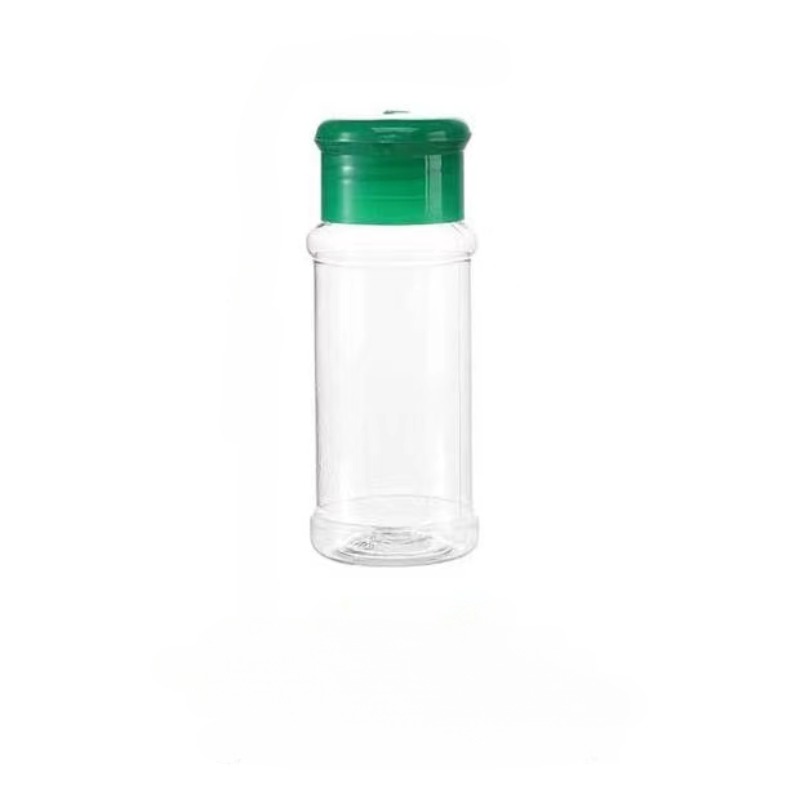 10Pcs 100ml Plastic Salt Pepper Seasoning Jar Condiment Bottles Sifter  Container