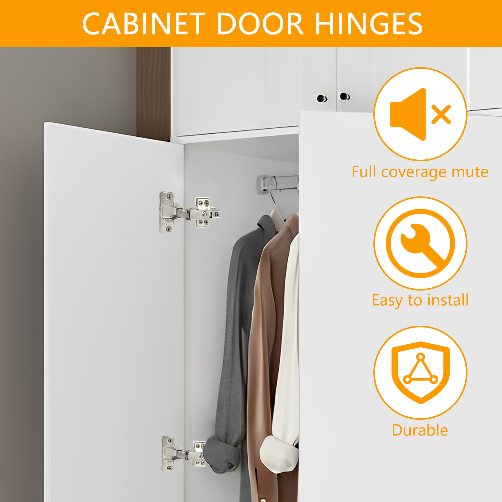 Cabinet Hinges For Kitchen Cabinets - Temu