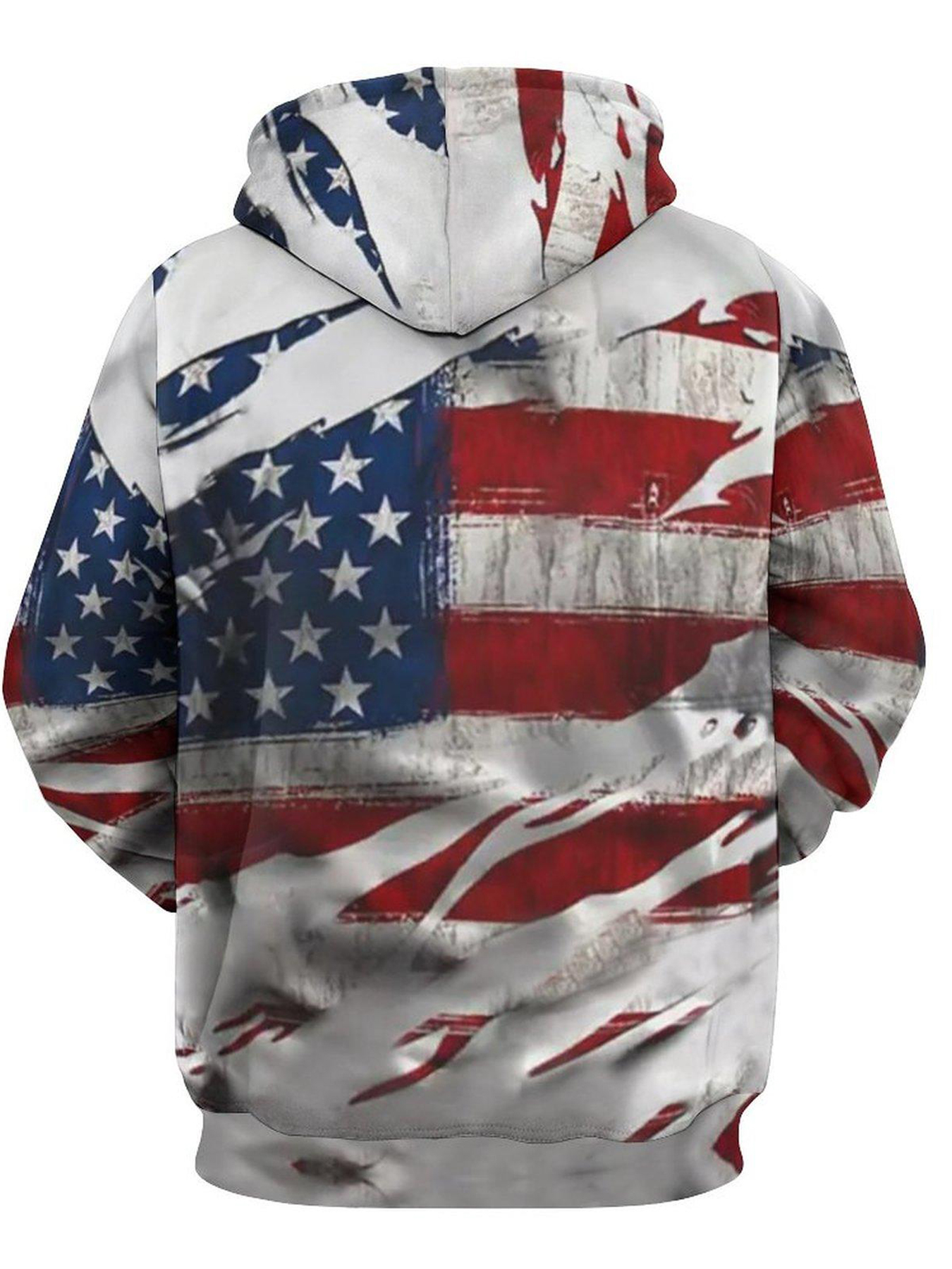 Herren Hoodie Hoodie Mit Amerikanischer Flagge Herren 3d Druck