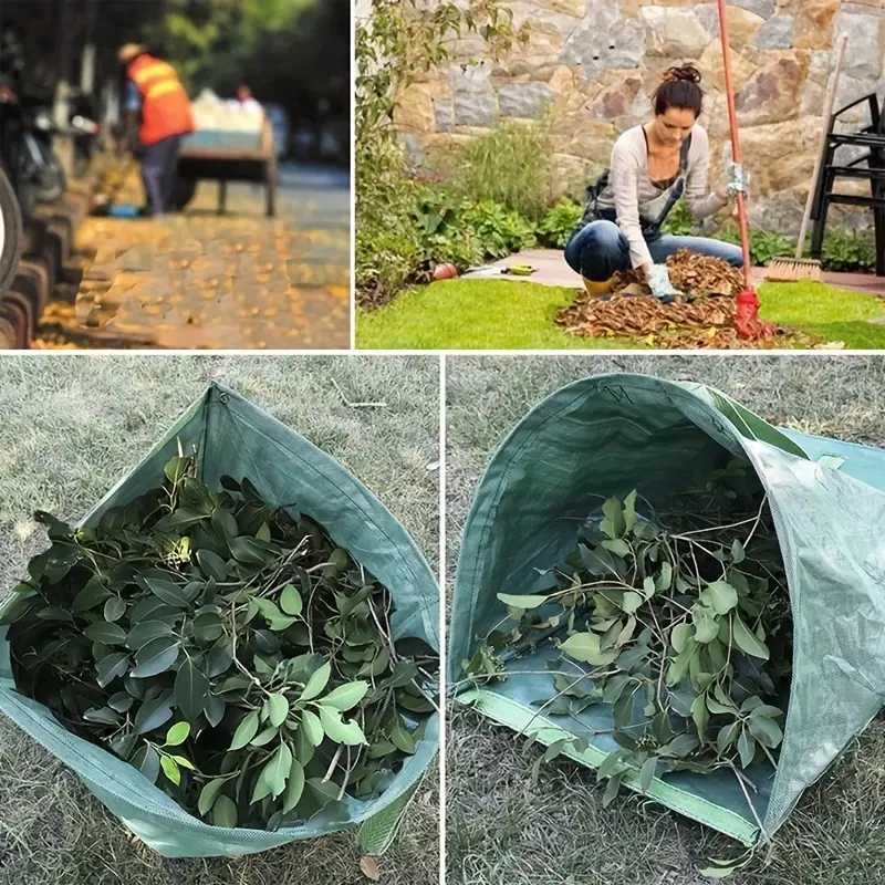 Yard Waste Bags, Reusable Lawn And Leaf Garden Bag, Garden Garbage