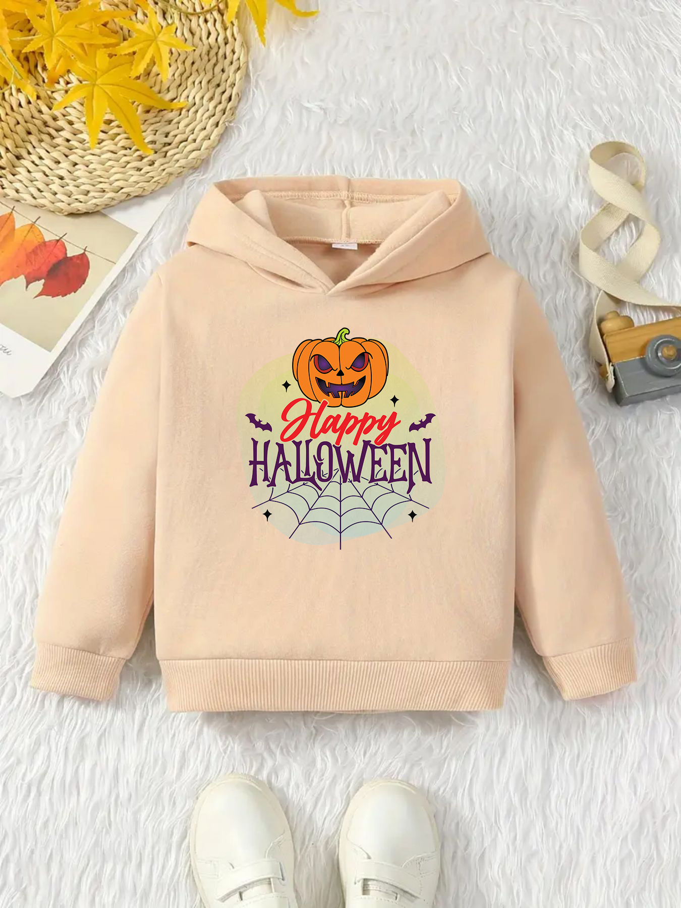 Halloween Flame Pumpkin Print Boys Casual Pullover Long Sleeve Hoodies, Boys  Sweatshirt For Spring Fall, Kids Hoodie Tops Outdoor - Temu