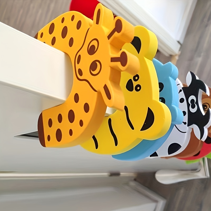 Cartoon Animal Door Stopper, Cushion Decorative Holder Lock Safety, Cute  Pattern Guard Finger Protection For Children Kids And Baby - Temu Bulgaria