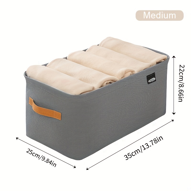 Storage bin for online towels